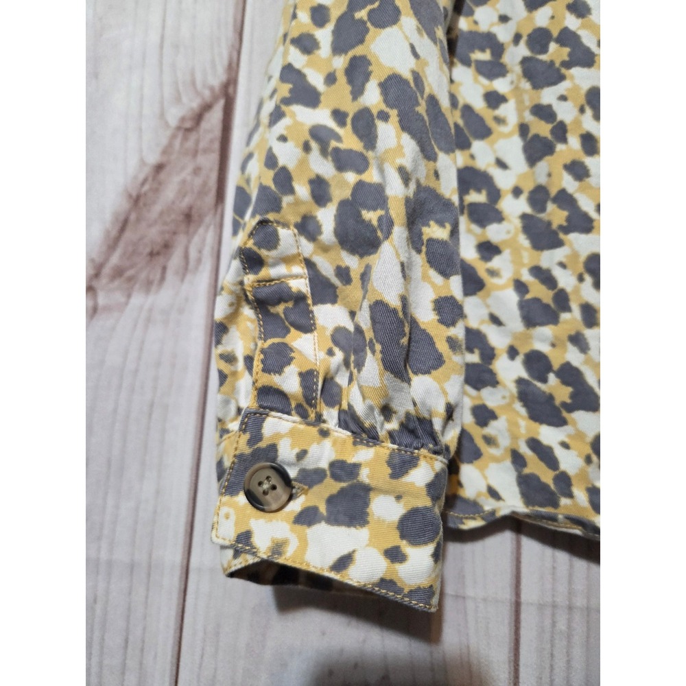 Cabi Leopard Print Button Down Providence Jacket … - image 3